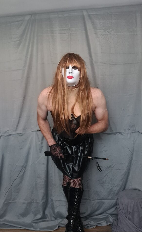 001 - Gorset czarny, spódniczna wetlook 1 (1).jpg - EwelinkaTransikxxx