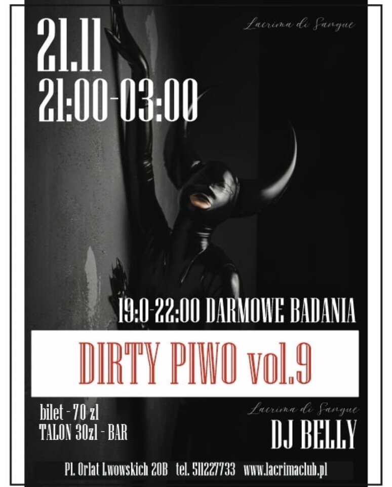DIRTY PIWO 21.11 - LaCrimadiSangue