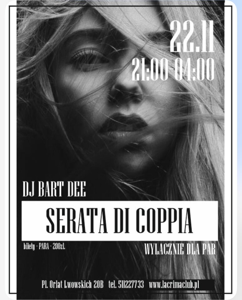 SERATA DI COPPIA - 22.11 - LaCrimadiSangue