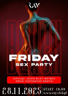 28.11.2025 r. - PIĄTEK - BLACK FRIDAY SEX PARTY