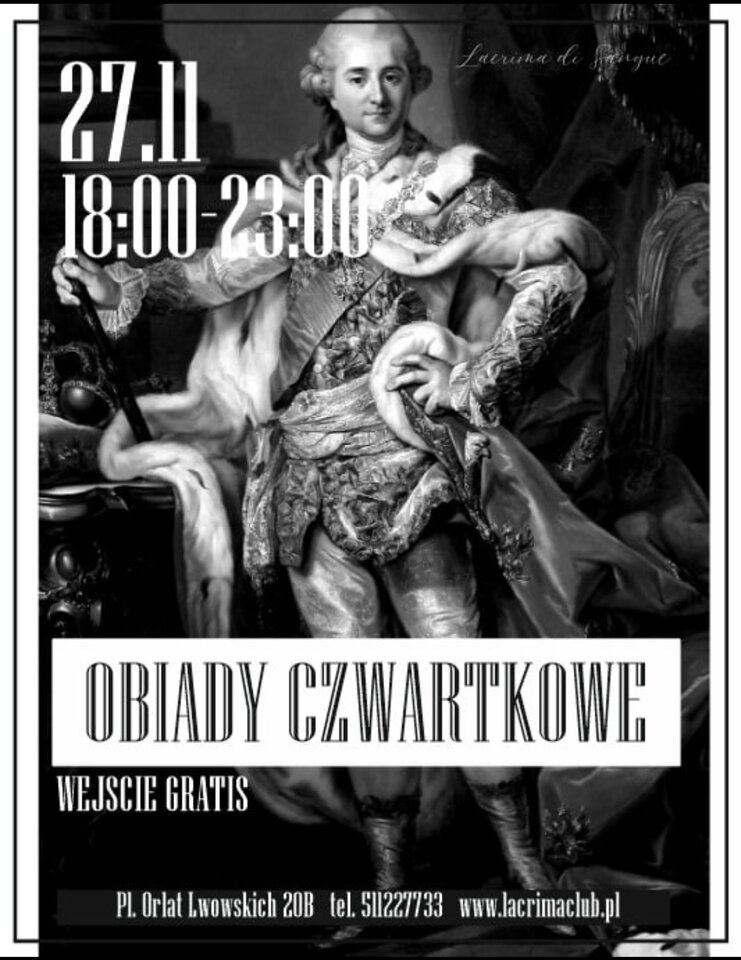 CZWARTKOWY OBIAD - 27.11 - LaCrimadiSangue