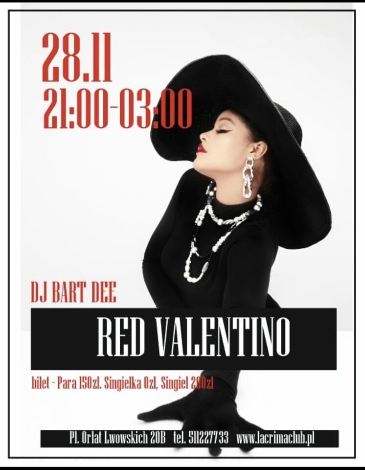 PIĄTEK 28.11 RED VALENTINO - LaCrimadiSangue