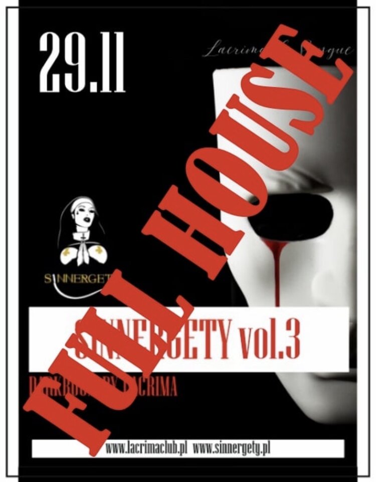 SINNEGRETY - SOLD OUT!!! - LaCrimadiSangue