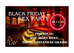 28.11.2025 r. - PIĄTEK - BLACK FRIDAY SEX PARTY
