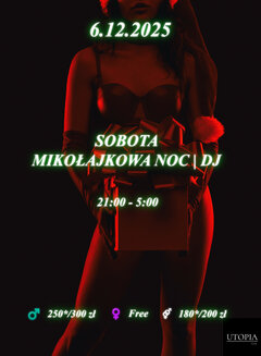 Sobota 6.12 Mikołajkowa Noc Pragnień