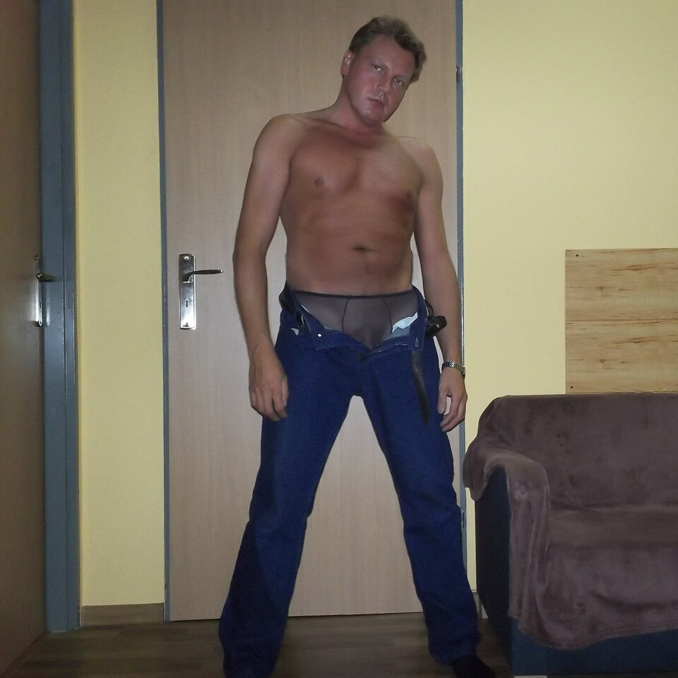 Przeźroczyste nylonowe majtusie - Zbig999