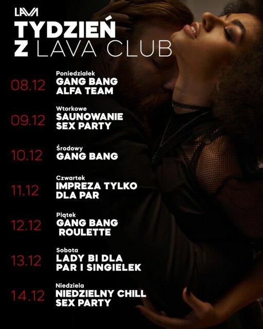 ROZKŁAD JAZDY 09.12. - 14.12.2025 r. - LavaClub
