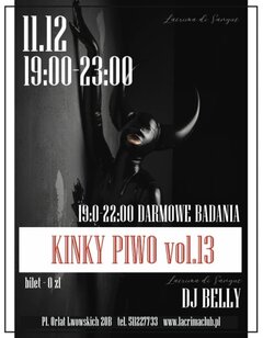 CZWARTEK 11.12 - KINKY PIWO
