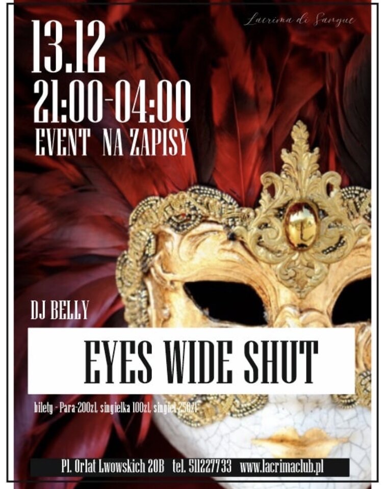 EYES WIDE SHUT vol.3 13.12 - LaCrimadiSangue