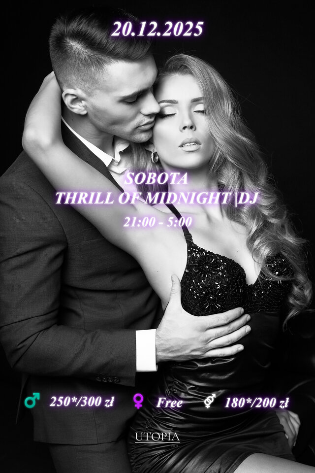 Sobota 20.12 Thrill of Midnight - UtopiaClub
