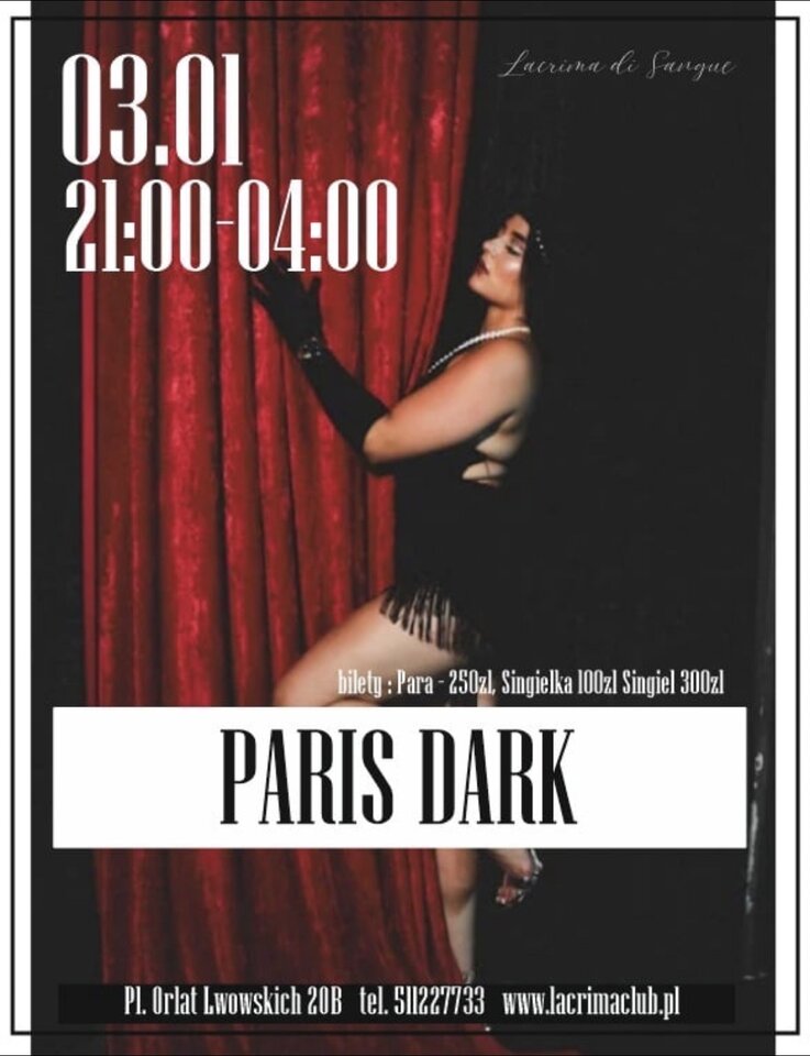 Paris Dark – Moulin Rouge After Midnight - LaCrimadiSangue