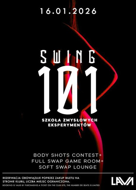 16.01.2026 R - SWING 101: SZKOŁA ZMYSŁOWYCH EKSPERYMENTÓW - LavaClub
