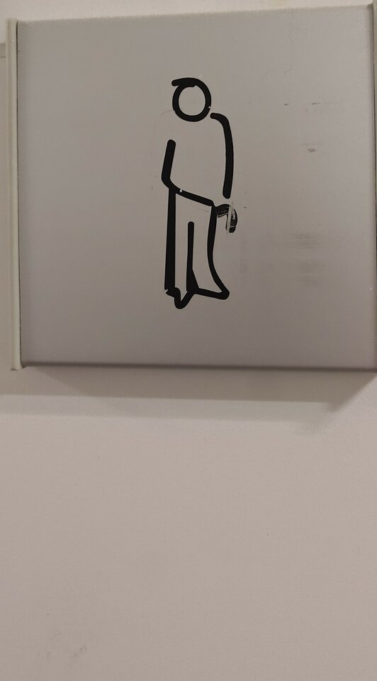 Oznaczenie toalety w jednym z budynków - Maciek1182